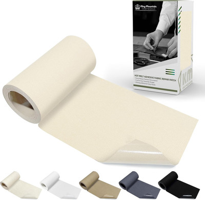 Canvas Iron on Patch,3''×60'',Waterproof 100% Cotton Fabric Repair Patch,Used for