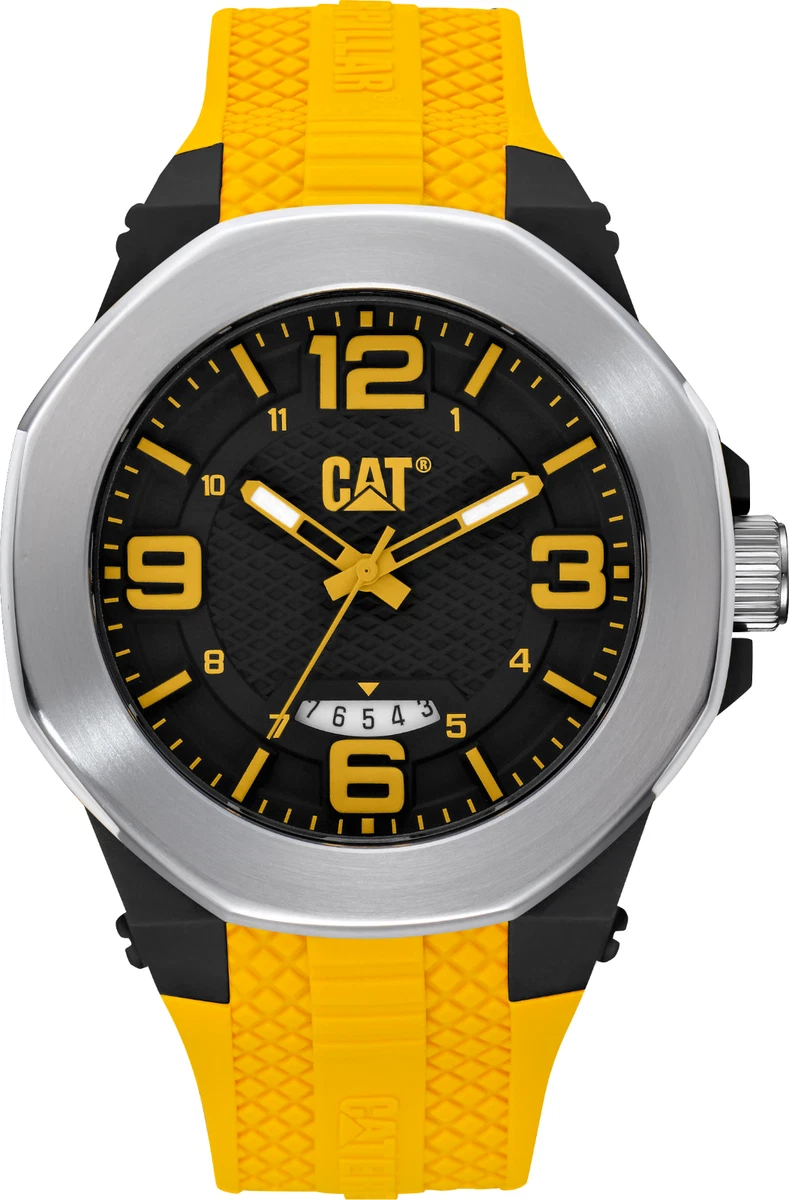 CAT Digi Square orologio da uomo, cassa 44 mm, cassa ABS, cinturino in poliuretano, quadrante nero Cat Digi Square standard N9000 Iii