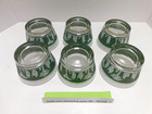 6 Vtg Wedgewood Jasperware Hellenic Green Dessert Fruit Glasses DW775 — photo 9
