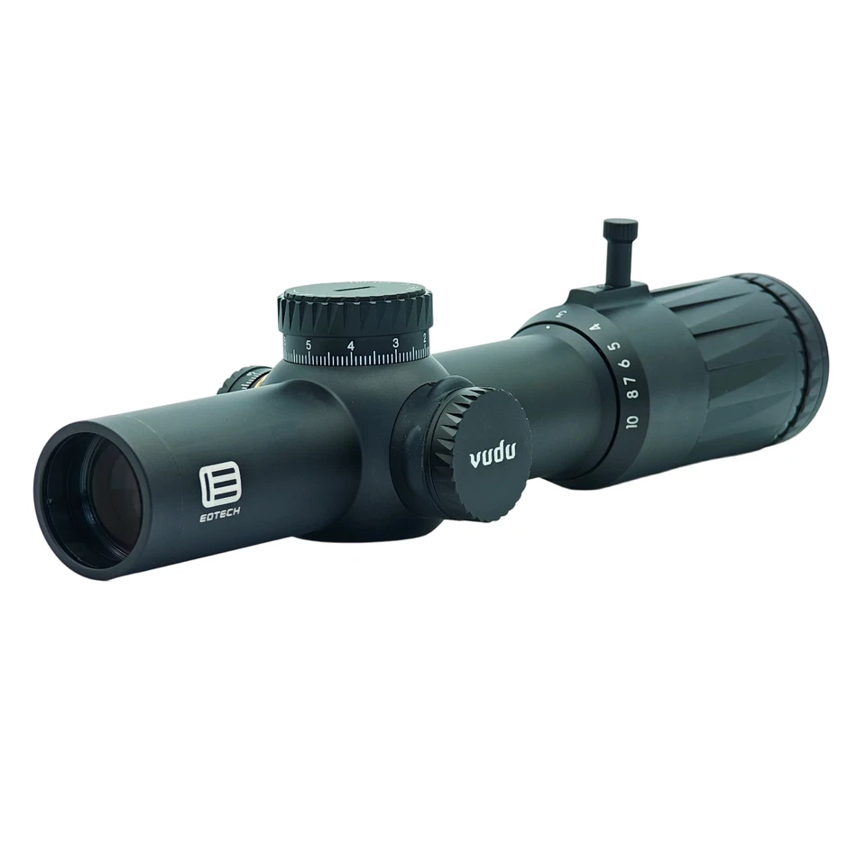 Mira para rifle Vudu 1-10x28 mm roja FFP iluminada LE-5 MRAD retícula VDU1-10FFLE5 Foto 3 de 4