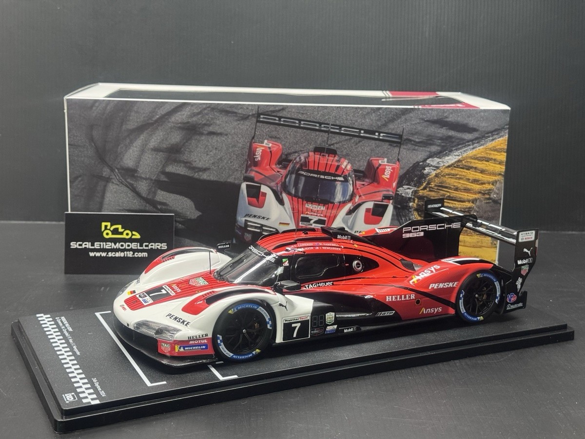 1/18 Scale IXO Porsche 963 LMDH #7 Penske Motorsport Winner 24h