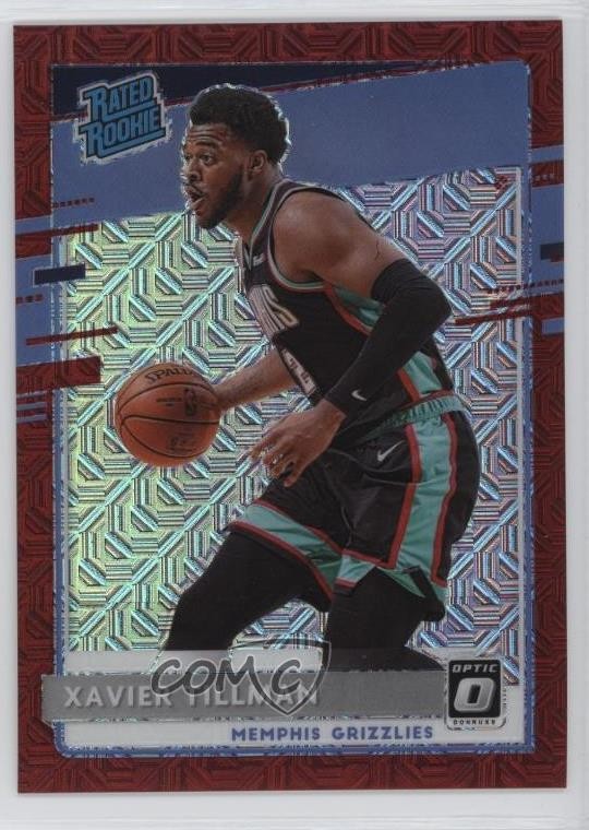 2020-21 Panini Donruss Optic Rated Choice Red Prizm /88 Xavier Tillman Rookie RC