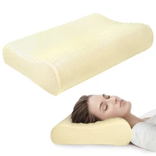Ergonomic Cervical Memory Foam Pillow for Neck Pain Relief - Adjustable Conto...