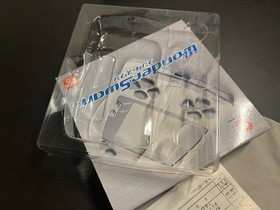 WonderSwan Console Skeleton Blue CIB Complete Free Game US SELLER