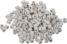 MECCANIXITY 300pcs Ceramic Tube Insulated Electronic Wire 0.08x0.16x0.2 