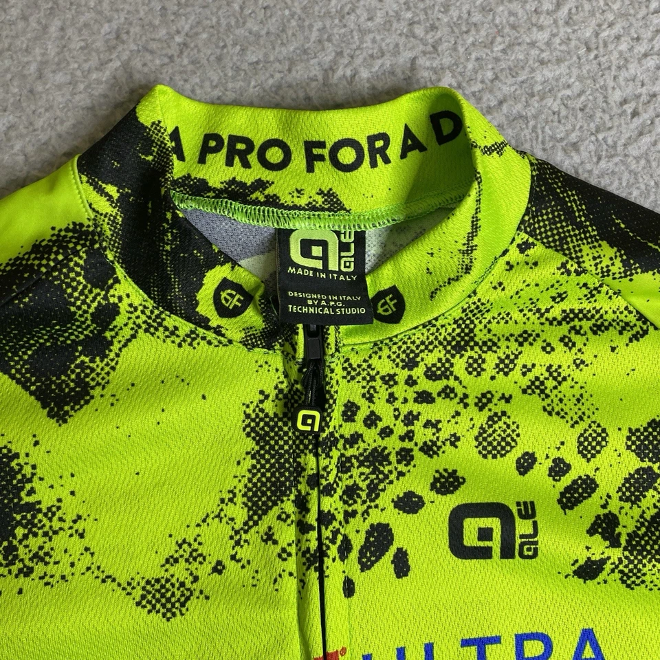 GFNY Cycling Jersey Shirt Mens Medium New York City World Championship Green - Image 2 of 4