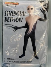 Spooktacular Creations Shadow Demon Boy's Halloween Costume Large 10-12 Yrs