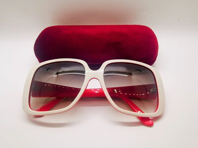 Cartier Charline Square Oversized Sunglasses - White/Pink | eBay display picture 2