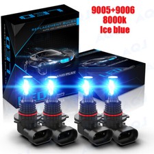 For Cadillac Fleetwood 1987-1996 Hi&Low Beam 8K Front LED Headlight Bulbs Kit