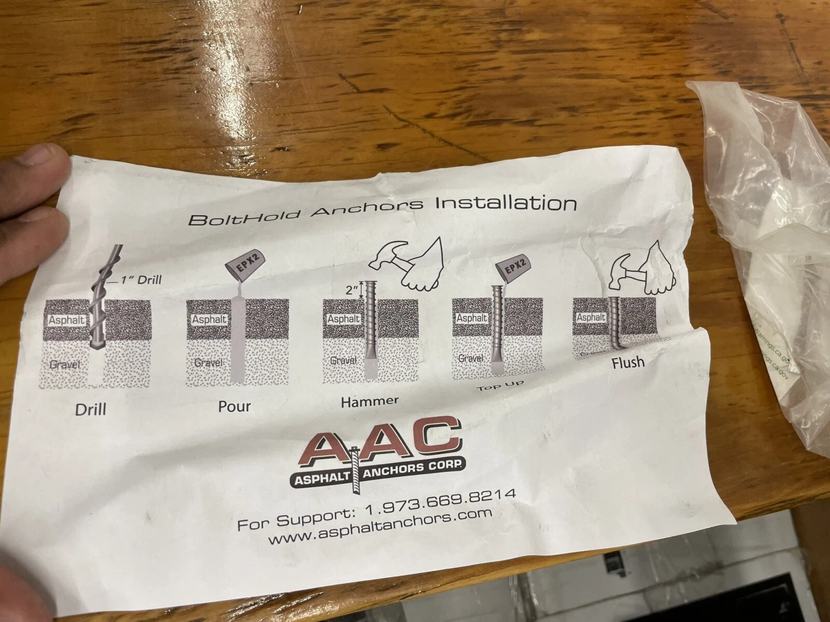 How To Attach Structures To Asphalt