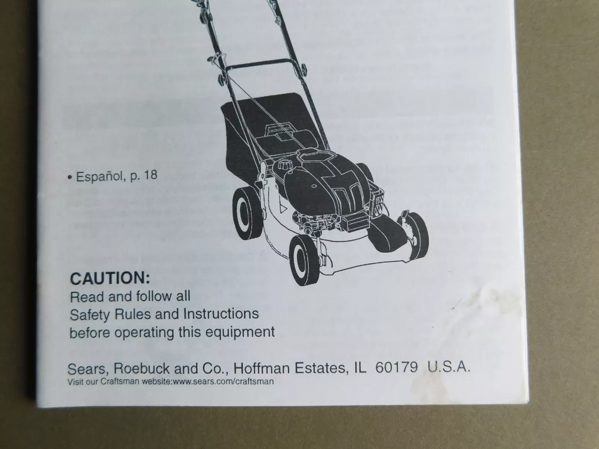 Craftsman model 917 mower new arrivals
