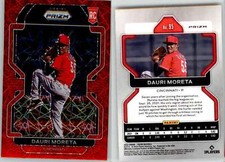 Dauri Moreta 2022 Prizm Red Velocity #95 Reds Pirates RC Rookie