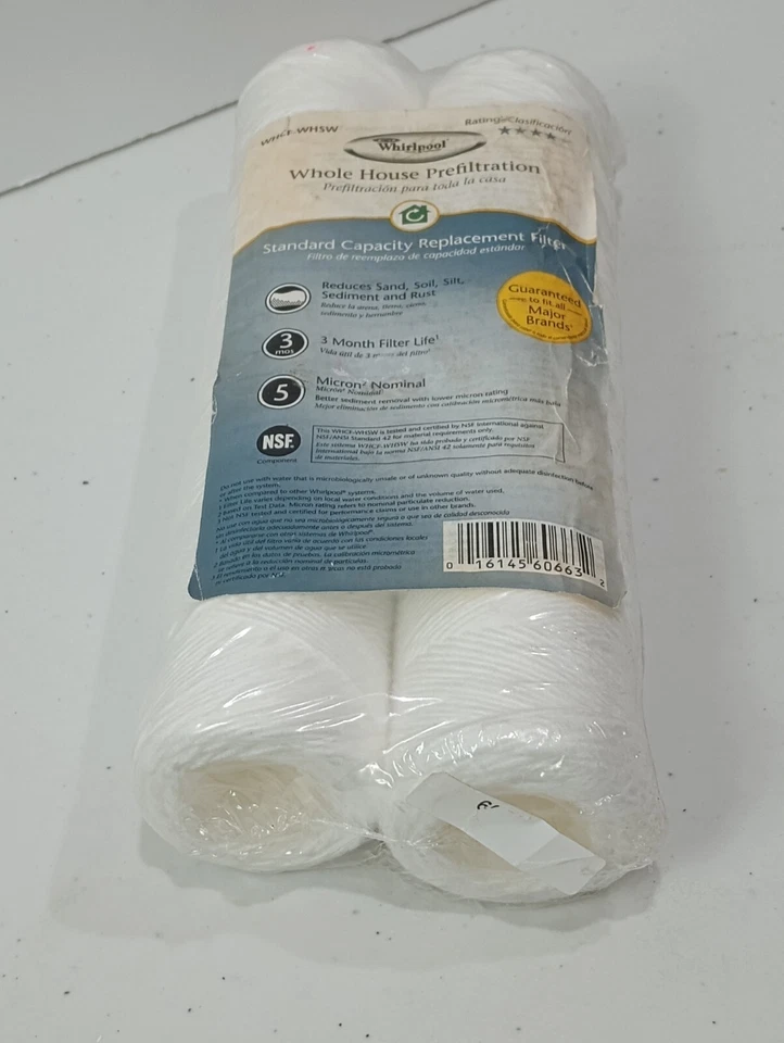 Whirlpool WHCF-WHSW String Wound 5 Micron Sediment - 2-Pack - Image 3 of 4