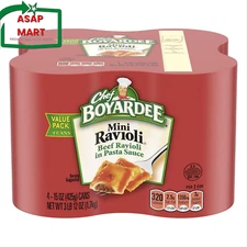 Chef Boyardee Mini Ravioli, 15 Oz, 4 Pack