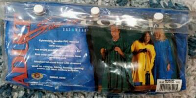 NEW Stearns RAIN PONCHO blue pvc 8020 50'' x 80'' Universal Size