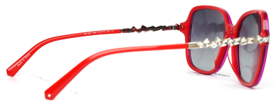 SWAROVSKI SK265 66B Red Womens Square Gradient Sunglasses 55  display picture 3