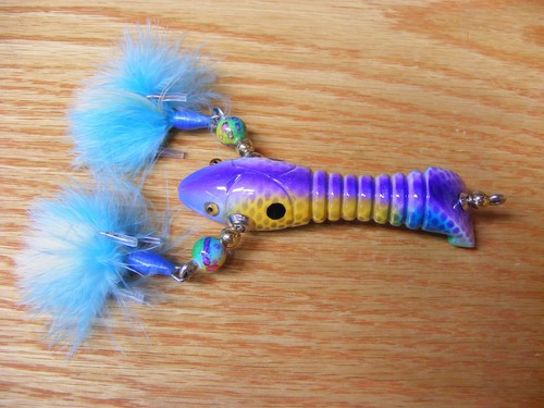 Killer Baits Rusty Jessee Contemporary Glasseye Crawfish in Easter Egg Color - Picture 3 of 6
