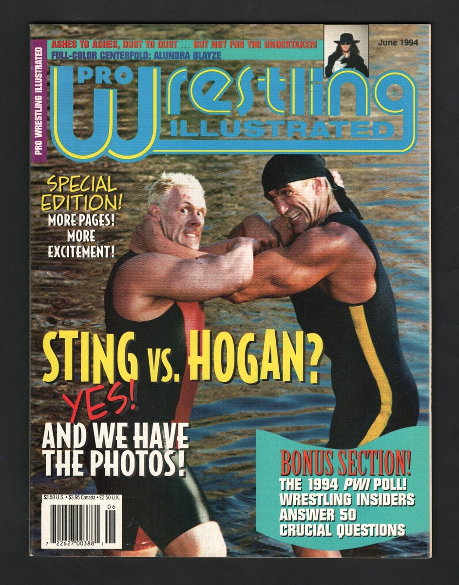 June 1994 Wrestling Illustrated Magazine Sting vs Hogan Cover