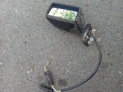 1987-1993 CADILLAC ALLANTE LEFT DRIVER POWER  MIRROR black OEM