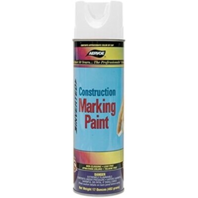 Aervoe 255 Construction Marking Paint (12-Pack) White
