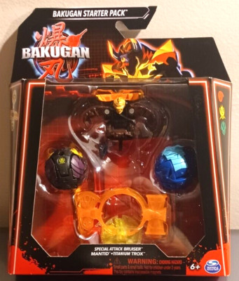 Bakugan Starter Pack / Special Attack Bruiser / Mantid / Titanium Trox