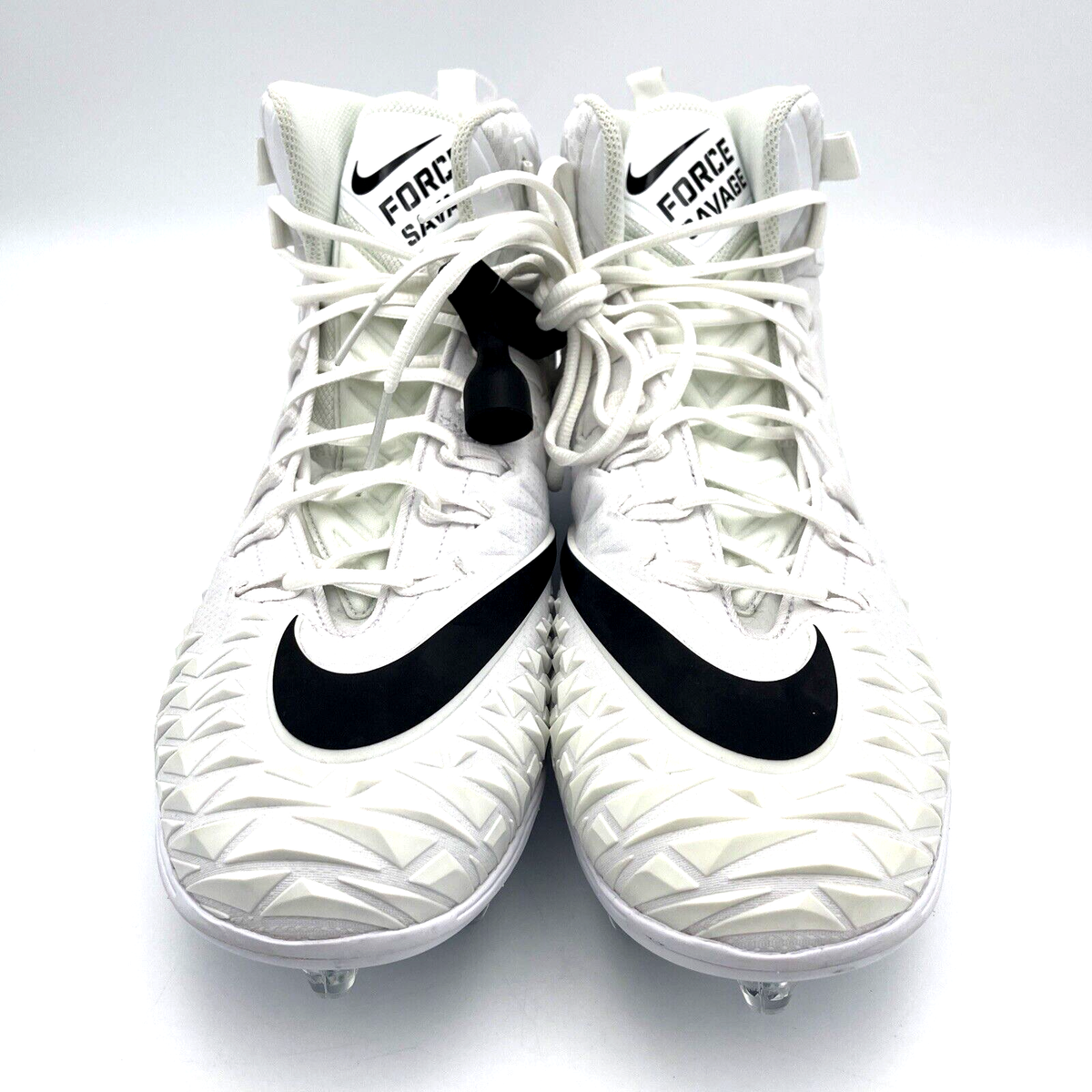 NEW Nike FORCE SAVAGE PRO WHT / BLK Football Cleats Men's