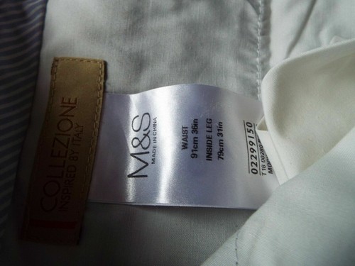 > M&S Collezione Herren Hose Supima Cotton W36 L31 in Farbe Mokka guter Zustand - Bild 5 von 10