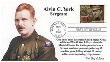 AO-3395, 2000, distinguished soldiers, First Day Cover, Add-on Cachet, Alvin C Y