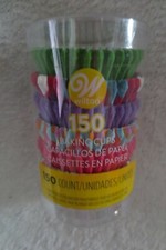 Wilton Mini Baking Cupcakes Liners 150 Six Design New Multi color