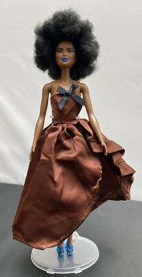brown barbie dress Barbie Fashionistas Doll Curvy Body Type with Brown Hair