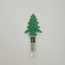 Mikasa Holiday Time Bottle Stopper Green Christmas Tree