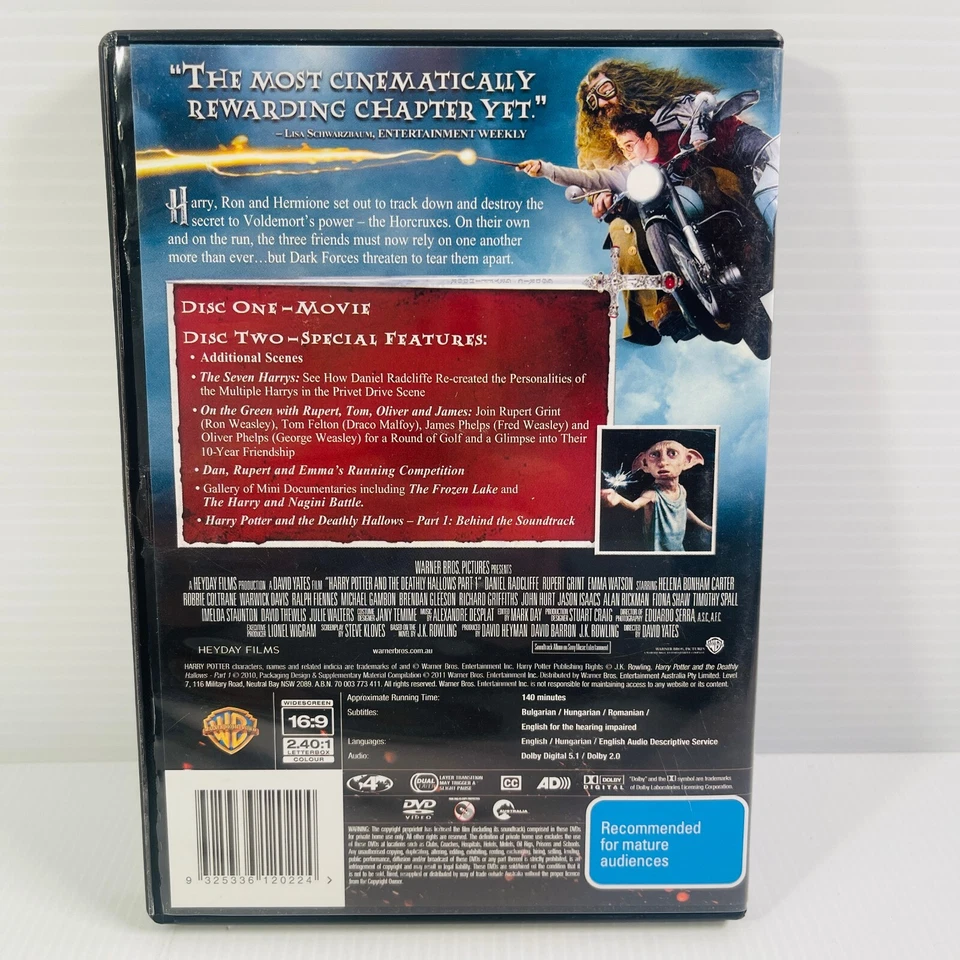 Harry Potter And The Deathly Hallows : Part 1 2 Disc Special Edition - Image 2 of 3