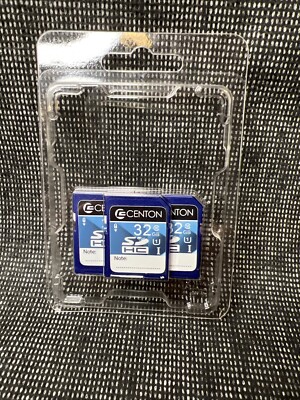 Centon 32GB SDHC Memory Card UHS1 3/Pack (S1-SDHU1-32G-5-B) S1-SDHU1-32G-5B