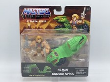 Masters of the Universe Eternia Minis He-Man & Ground Ripper Sealed  Ships Free