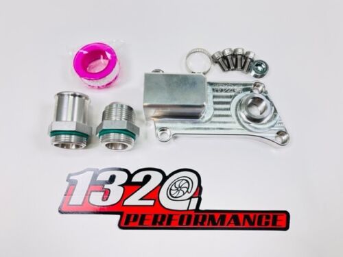 1320 K-Series Upper Coolant Housing Straight Inlet & AN fitting For K20Z3 K24 V1 - Picture 1 of 3