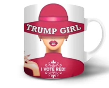 15oz Trump girl I "Voted " Red, Coffee Mug, Trump Supporter Mug,  2024 TRUMP MUG