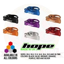 Hope Quick Release QR Seatpost Clamp New Style All Colors and Sizes - Brand New