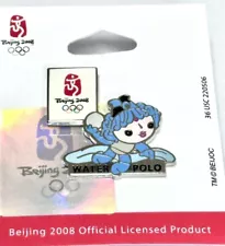 2008 Beijing Olympic Pin Water Polo Mascot Pin