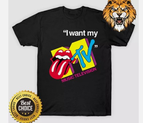 I want my mtv retro music television 80s Shirt 2A854 - 第 1/7 張圖片