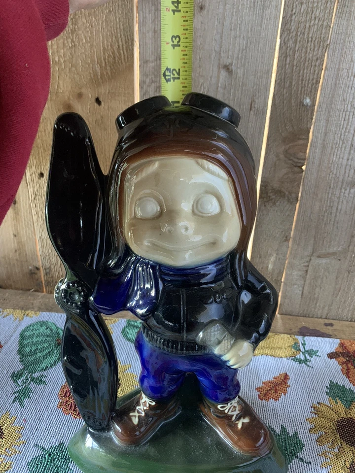 VINTAGE 1975 Peter Pilot Research & Development Jim Beam Decanter Jug Rare - Image 3 of 4