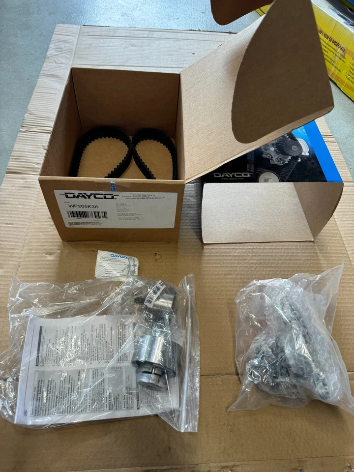 Brand New Chrysler Dodge Engine Timing Belt Kit with Water Pump Dayco WP265K3A - Image 3 of 3