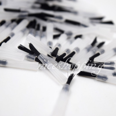 Dental Disposable Composite White Brush Tips Applicator Hair 9-10mm Choose Tip
