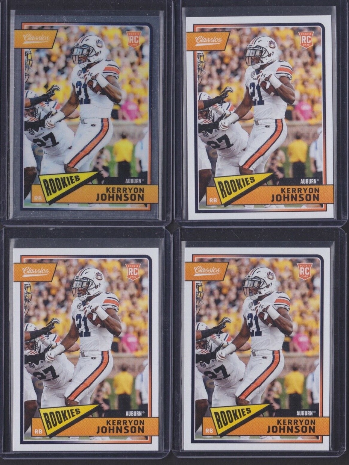 2018 PANINI CLASSICS RC LOT (4) OPTI-CHROME PREMIUM + BASE KERRYON JOHNSON #217