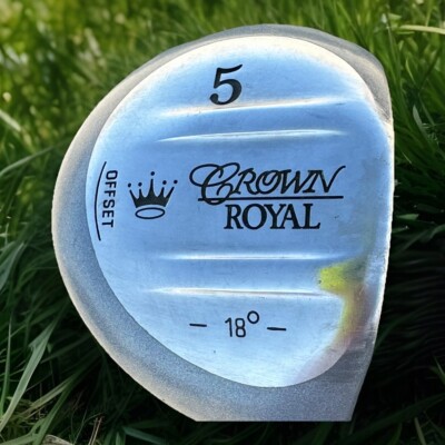 Crown Royal Offset 18° 3 Wood True Temper Purple Regular Flex Steel Shaft 42  RH