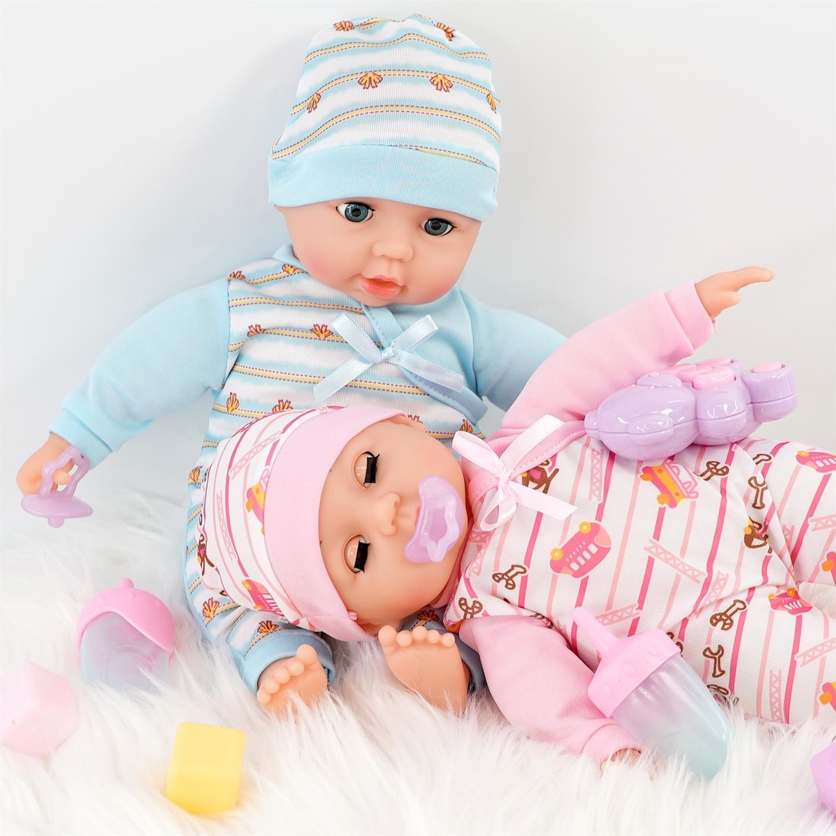 Amazon Baby Doll Sets For Toddlers Girl Boy Twin Baby Dolls Set