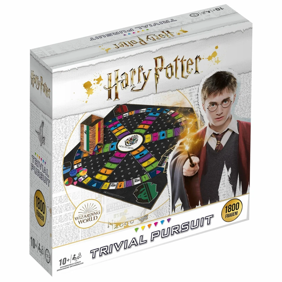 Trivial Pursuit Harry Potter XL 1800 Fragen Ratespiel Quiz Deutsch Brettspiel