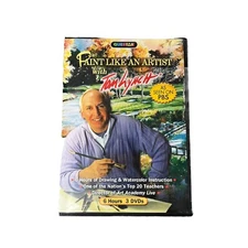 Paint Like An Artist with Tom Lynch DVD's 3-Disc PBS Painting Instruction