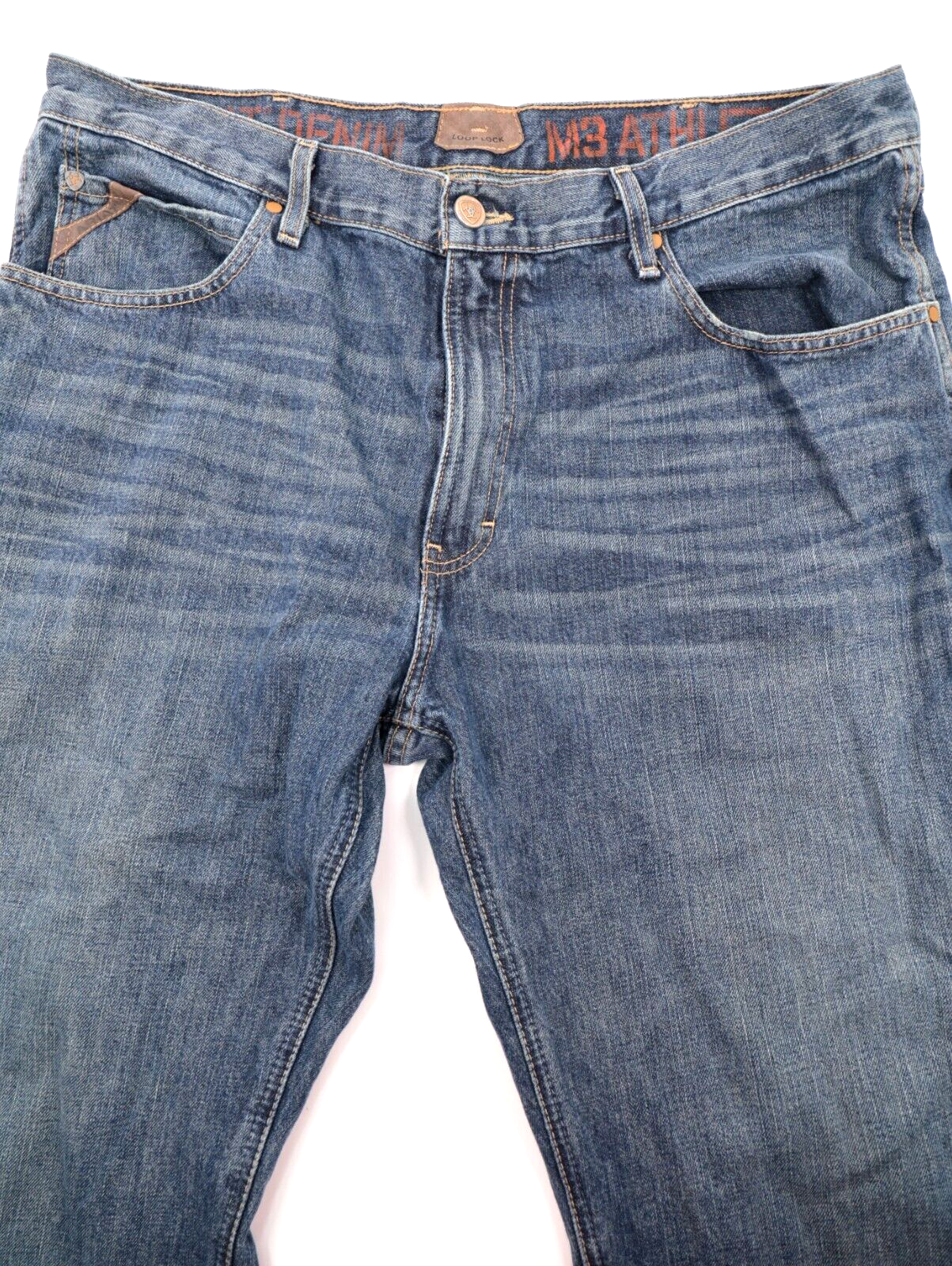 Ariat Men's Jeans Size 38x36 M3 Athletic Fit Straight Leg 38/36 Blue Denim  | eBay