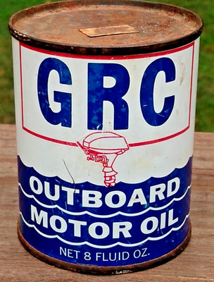 GRC Outboard Motor Oil 8 Oz. Can - Full - has zip code but no UPC