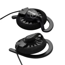 Koss KSC35 Ear Clip Hook On-Ear Stereo Headphone KSC75 KPH40 DIY Remodeled Black
